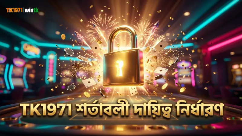 শর্তাবলী প্লেয়ার ও TK1971 এর দায়িত্ব নির্ধারণ করে।